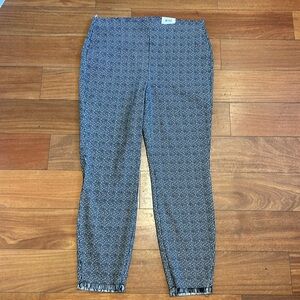 NWT Alfani Core Fringe Black and White Fringe Trousers
